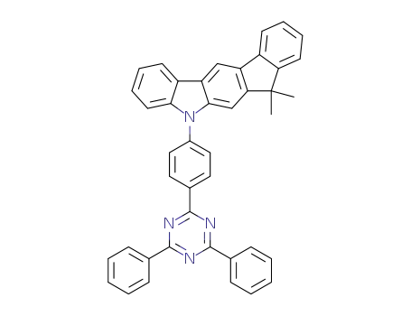 5-(4-(4,6-diphenyl-1,3,5-triazin-2-yl)phenyl)-7,7-dimethyl-5,7-dihydroindeno[2,1-b]carbazole