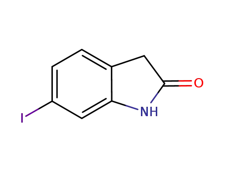 Molecular Structure of 919103-45-0 (6-Iodoxindole)