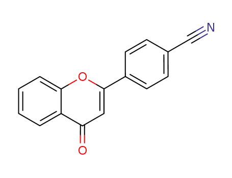 Benzonitrile, 4-(4-oxo-4H-1-benzopyran-2-yl)- (9CI)