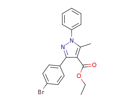 ethyl 3-(4-bromophenyl)-5-methyl-1-phenyl-1H-pyrazole-4-carboxylate