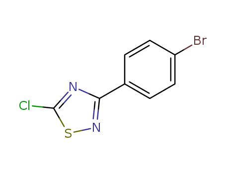 3-(4-Bromo-phenyl)-5-chloro-[1,2,4]thiadiazole(191919-26-3)