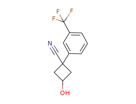 3-hydroxy-1-[3-(trifluoromethyl)phenyl]cyclobutanecarbonitrile