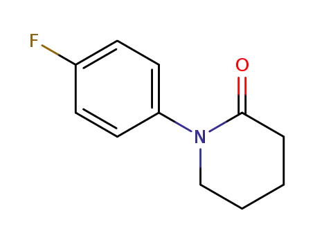Molecular Structure of 27471-40-5 (1-(4-FLUORO-PHENYL)-PIPERIDIN-2-ONE)
