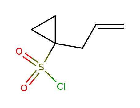 Molecular Structure of 923032-59-1 (1-Allylcyclopropane-1-sulfonyl chloride)