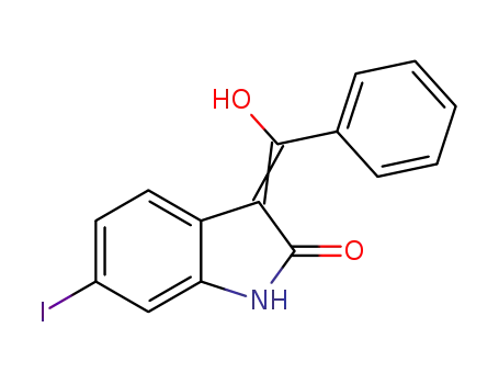 (E)-3-(hydroxy(phenyl)methylene)-6-iodoindolin-2-one