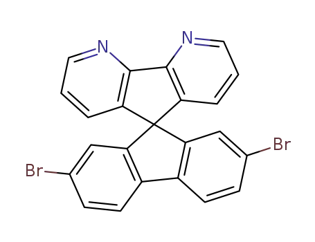 Molecular Structure of 198142-63-1 (4,5-Diaza-2',7'-dibroMo-9,9'-spirobifluorene)