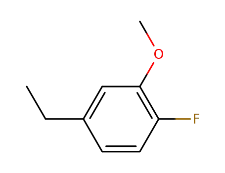 Molecular Structure of 1234845-77-2 (4-Ethyl-1-fluoro-2-methoxybenzene)