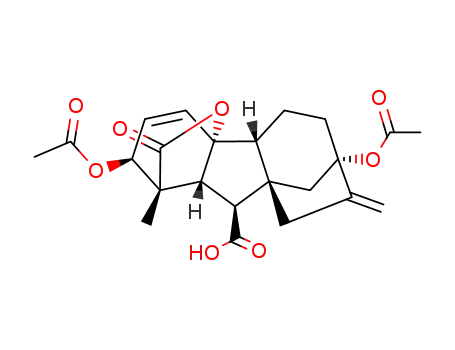 Molecular Structure of 19147-54-7 (diacetoxygibberellic acid)