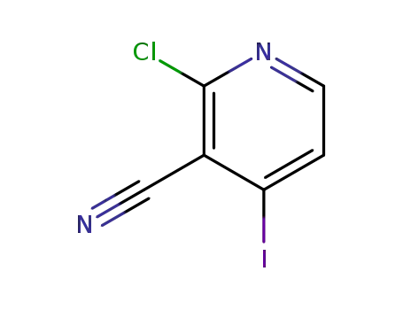 Molecular Structure of 1171919-75-7 (2-Chloro-4-iodonicotinonitrile)