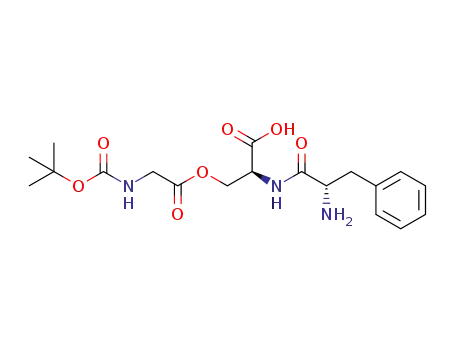 (S)-2-((S)-2-amino-3-phenylpropanamido)-3-(2-(((tert-butoxy)carbonyl)amino)acetoxy)propanoic acid