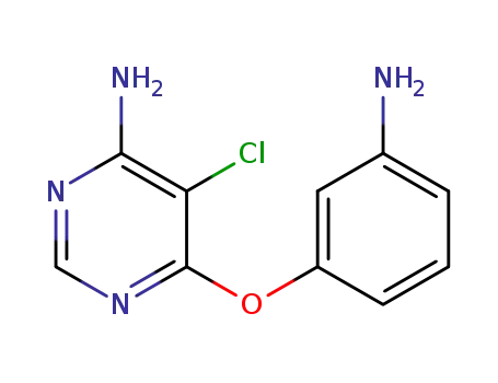(6-(3-aminophenoxy)-5-chloropyrimidin-4-amine)