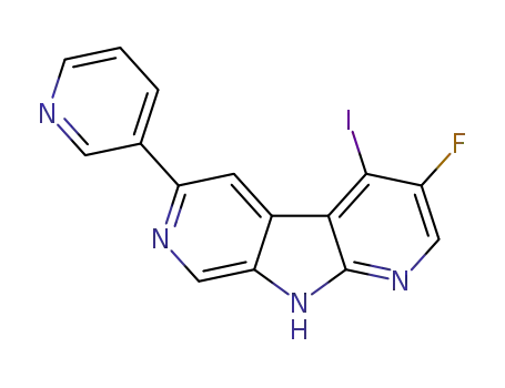 3-fluoro-4-iodo-6-(pyridin-3-yl)-9H-pyrrolo[2,3-b:5,4-c']dipyridine
