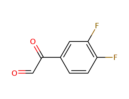 Molecular Structure of 79784-34-2 (3,4-DIFLUOROPHENYLGLYOXAL HYDRATE)