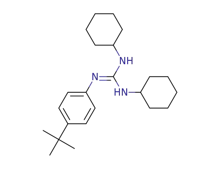 Molecular Structure of 84816-76-2 (2-(4(tert-butyl)phenyl)1,3-dicyclohexylguanidine)
