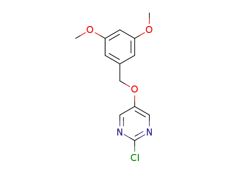 Molecular Structure of 1453211-57-8 (2-chloro-5-[(3,5-dimethoxyphenyl)methoxy]pyrimidine)