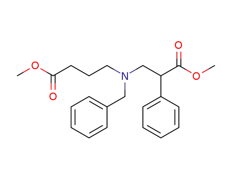 methyl 4-(benzyl(3-methoxy-3-oxo-2-phenylpropyl)amino)butanoate