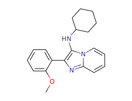 Molecular Structure of 855140-42-0 (N-cyclohexyl-2-(2-methoxyphenyl)imidazo[1,2-a]pyridin-3-amine)