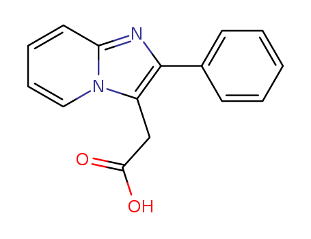Imidazo[1,2-a]pyridine-3-acetic acid, 2-phenyl-