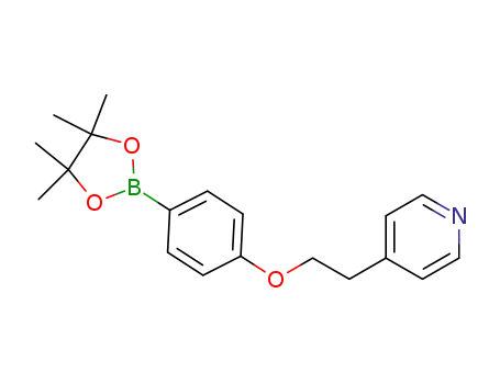 4-{2-[4-(4,4,5,5-tetramethyl-1,3,2-dioxaborolan-2-yl)phenoxy]ethyl}pyridine