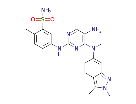 C<sub>21</sub>H<sub>24</sub>N<sub>8</sub>O<sub>2</sub>S