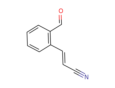 2-Propenenitrile, 3-(2-formylphenyl)-, (E)- (9CI)
