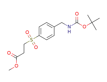 메틸 3-(4-((tert-부톡시카르보닐라미노)메틸)페닐술포닐)프로파노에이트