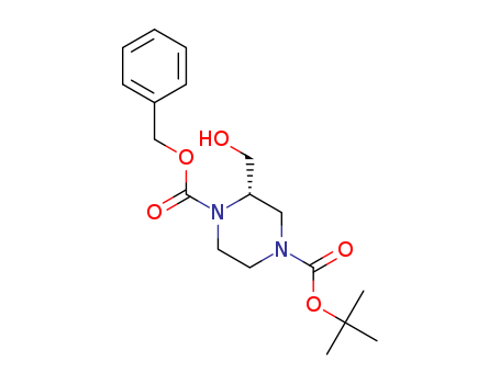 (S)-1-BENZYL 4-TERT-BUTYL 2-(HYDROXYMETHYL)PIPERAZINE-1,4-DICARBOXYLATE