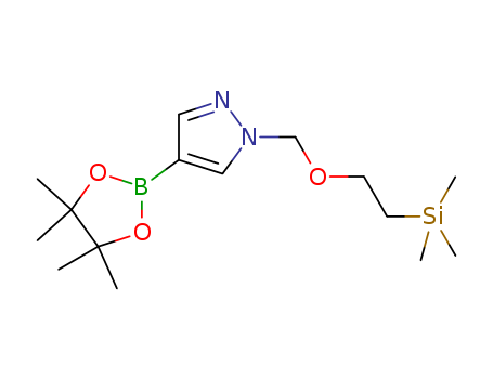 4-(4,4,5,5-Tetramethyl-1,3,2-dioxaborolan-2-yl)-1-([2-(trimethylsilyl)ethoxy]methyl)-1H-pyrazole 894807-98-8