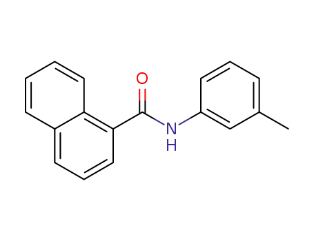 Molecular Structure of 301822-81-1 (N-(3-methylphenyl)-1-naphthamide)