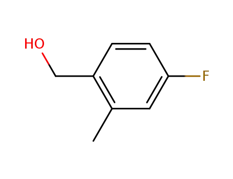 Molecular Structure of 80141-91-9 (4-Fluoro-2-methylbenzyl alcohol)