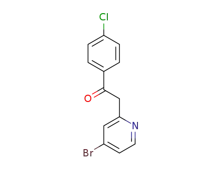 2-(4-bromo-2-pyridinyl)-1-(4-chlorophenyl)ethanone