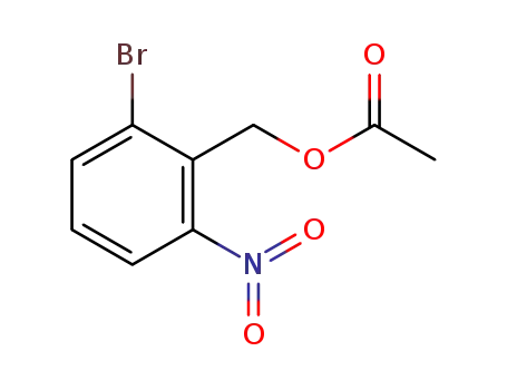 Molecular Structure of 861106-90-3 (2-bromo-6-nitrobenzyl acetate)
