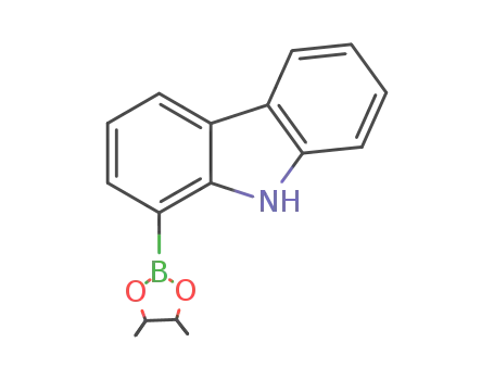 Molecular Structure of 1219637-88-3 (1-(4,4,5,5-tetramethyl-1,3,2-dioxaborolan-2-yl)-9H-carbazole)