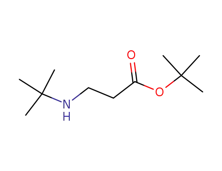 Molecular Structure of 118264-59-8 (t-butyl 3-N-t-butylaminopropionate)