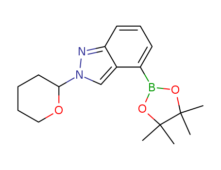 2-(tetrahydro-2H-pyran-2-yl)-4-(4,4,5,5-tetraMethyl-1,3,2-dioxaborolan-2-yl)-2H-indazole