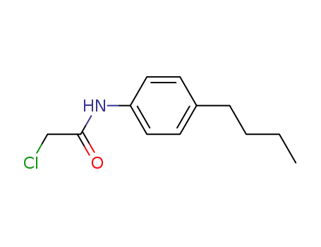 Molecular Structure of 1527-62-4 (N-(4-BUTYLPHENYL)-2-CHLOROACETAMIDE)