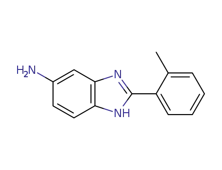 Molecular Structure of 1772-21-0 (2-o-tolyl-1H-benzo[d]imidazol-5-amine)