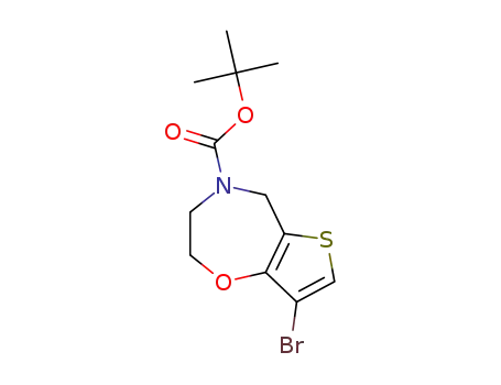 tert-butyl 8-bromo-2,3-dihydrothieno[2,3-f][1,4]oxazepine-4(5H)-carboxylate