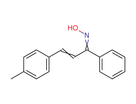 Molecular Structure of 629628-34-8 (2-Propen-1-one, 3-(4-methylphenyl)-1-phenyl-, oxime)