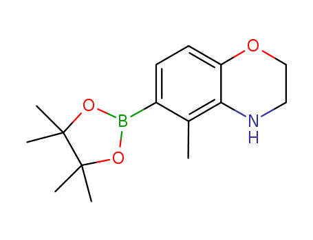 5-Methyl-6-(4,4,5,5-tetramethyl-[1,3,2]dioxaborolan-2-yl)-3,4-dihydro-2H-benzo[1,4]oxazine