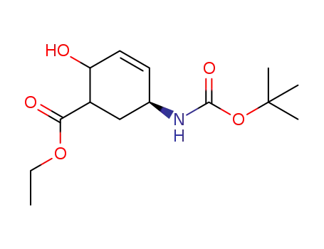 (2R,5S)-ethyl 5-(tert-butoxycarbonylamino)-2-hydroxycyclohex-3-enecarboxylate
