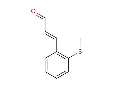 Molecular Structure of 1356939-86-0 ((E)-2-methylthiocinnamaldehyde)