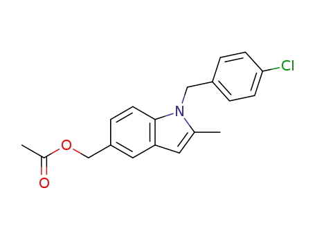 (1-(4-chlorobenzyl)-2-methyl-1H-indol-5-yl)methyl acetate