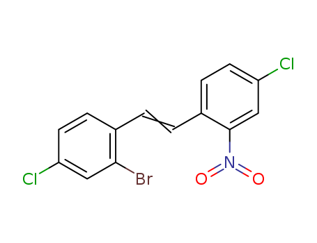 (E)-2-bromo-4-chloro-1-(4-chloro-2-nitrostyryl)benzene(223787-50-6)