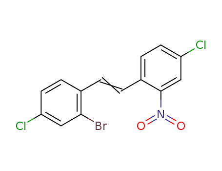 (E)-2-bromo-4-chloro-1-(4-chloro-2-nitrostyryl)benzene