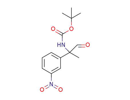 rac-[1-methyl-1-(3-nitro-phenyl)-2-oxo-ethyl]-carbamic acid tert-butyl ester