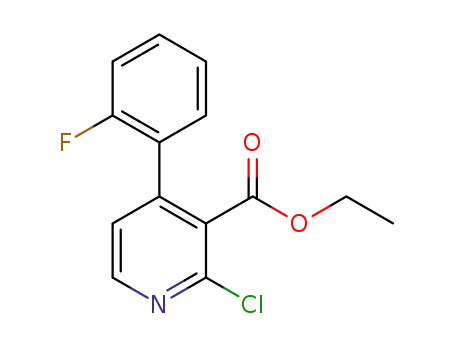 2-chloro-4-(2-fluorophenyl)nicotinic acid ethyl ester