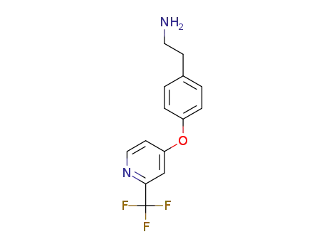 2-[4-[[2-(trifluoromethyl)-4-pyridyl]oxy]phenyl]ethanamine