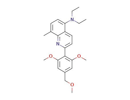 2-[2,6-dimethoxy-4-(methoxymethyl)phenyl]-N,N-diethyl-8-methylquinolin-5-amine