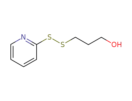 Molecular Structure of 173994-32-6 (3-(Pridin-2-yldisulfanyl)propan-1-ol)